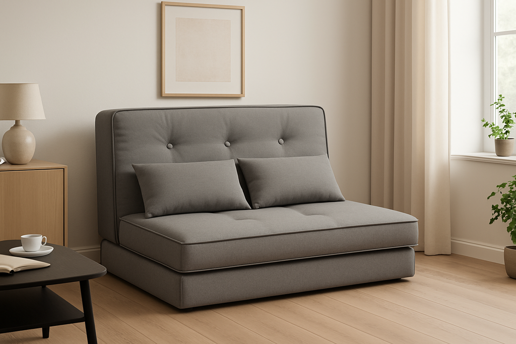 Canapé gris dans intérieur élégant