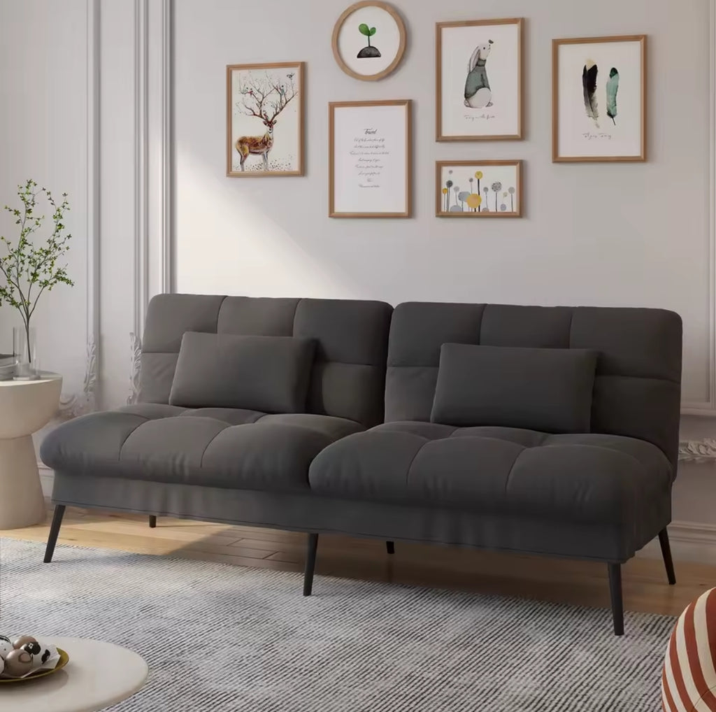 Canapé double convertible – Noir